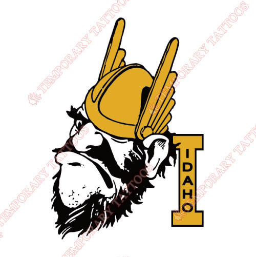 Idaho Vandals Customize Temporary Tattoos Stickers NO.4594